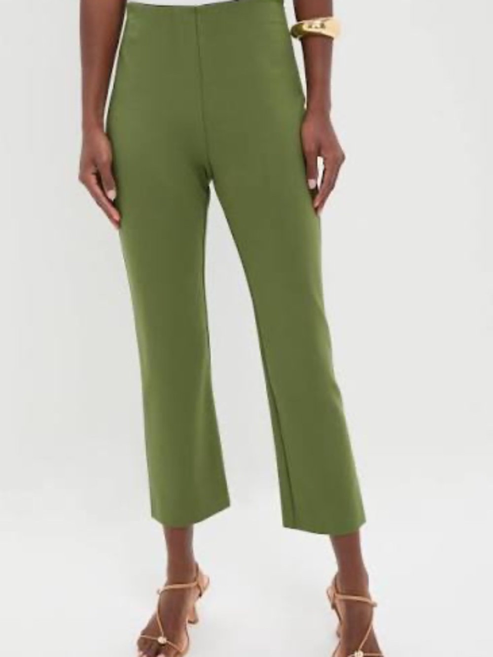 Tuckernuck Women's The Ashford Pont Pants - Olive Green -Size SMALL